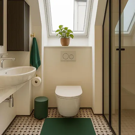 Penthouse With Private Rooftop Terrace København
