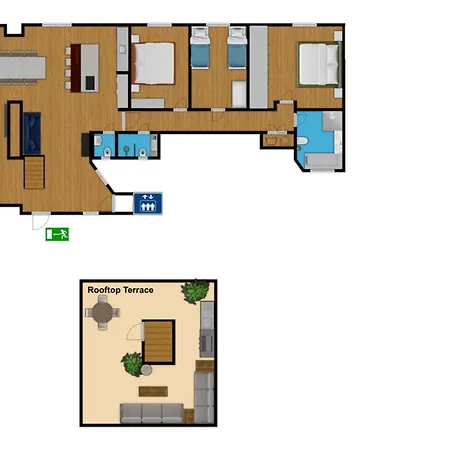 Penthouse With Private Rooftop Terrace * Copenhagen