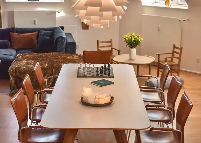 Penthouse With Private Rooftop Terrace * Kodaň