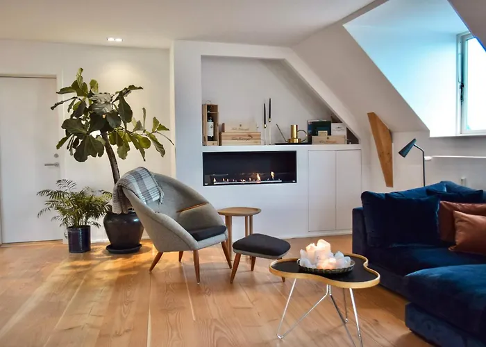 Penthouse With Private Rooftop Terrace * Kodaň